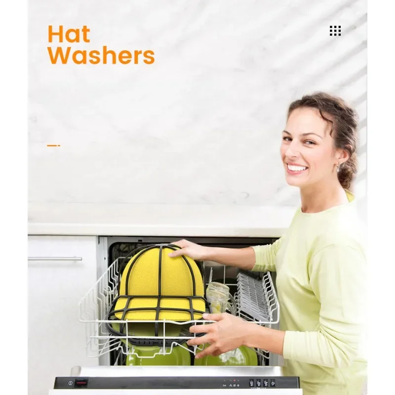 Baseball Cap Washer Anti-deformation Cap Protector Rack for Dishwasher Washing Machine Hat Washer Frame Creative Home Supplies
