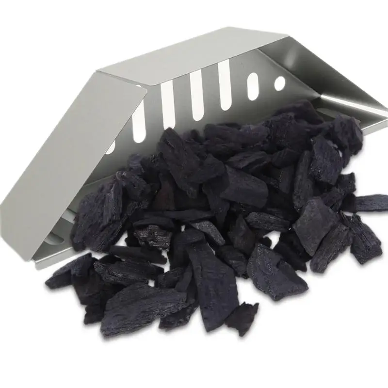 BBQ Charcoal Basket Charcoal Basket Holder Grilling Charcoal Baskets for Briquette Wood Chips