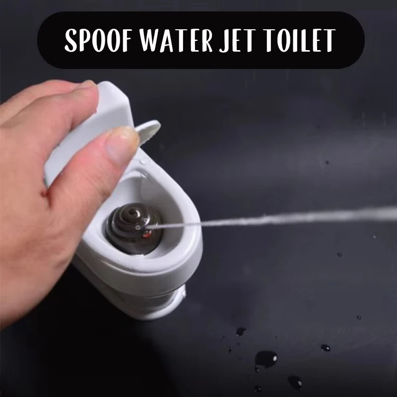 Novel Interesting Poop Spray Prank Toy Joke Cary Toys Mini Sprinkler Toilet Spray Gun Simulation Toilet Toy for Children 1PC