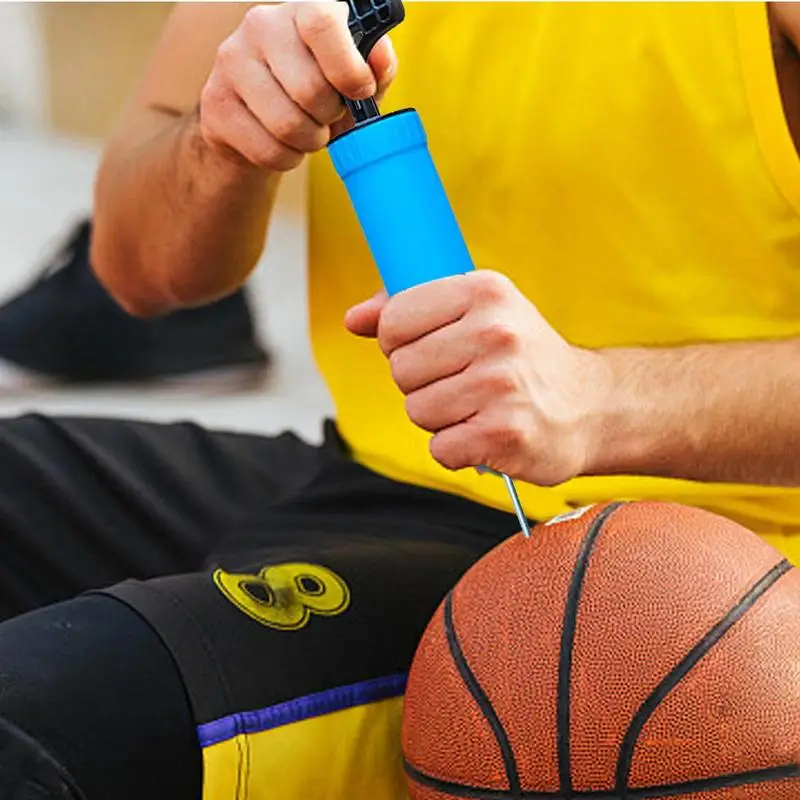 Ball Pump Set Ball Pump Set Flexible Hose Volleyball Football Basketball With Needle Sports Ball Hand Air Pump Durable Balloon Inflator