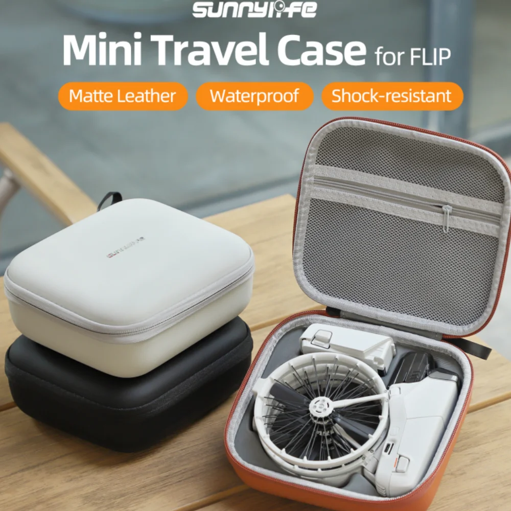 For DJI Flip Carrying Case: Lightweight, Protective Handbag With Secure Compartments for Battery & Accessories Waterproof Case