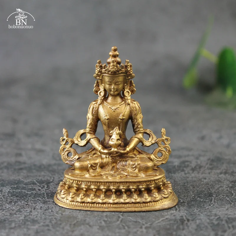 銅製 靠背观音菩萨 仏像 工艺品 摆件 装飾品 美術品 銅製 靠背观音菩萨 仏像 工艺品 摆件 装飾品 美術品