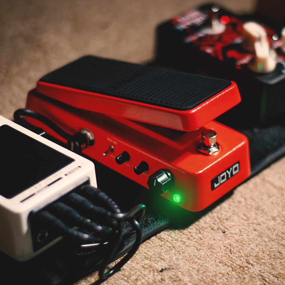 JOYO WAH-II Portable Classic Wah Pedal Multifunctional Wah Sound Volume  Effect Pedal for Electric Guitar