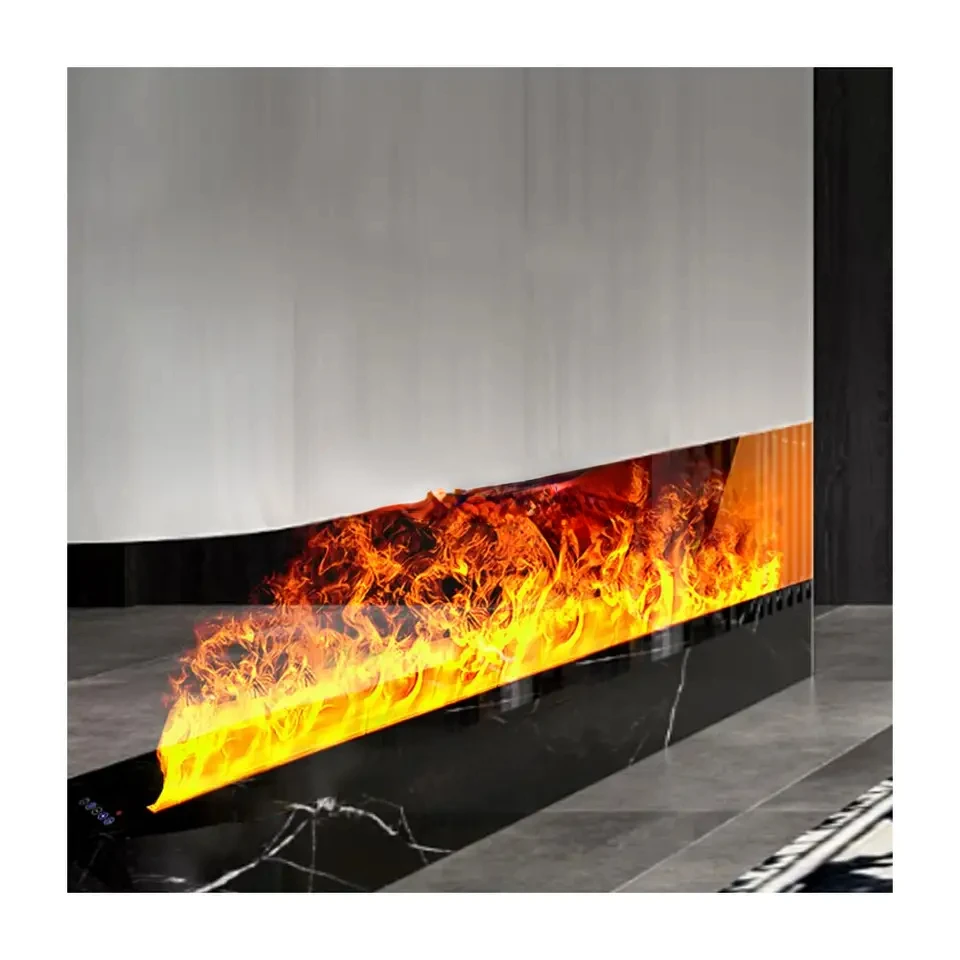 Water Steam Indoor Vapor Atomizing Mist Insert Neon Flame Artificial  Decorative Led 3d Intelligent Electric Fireplace - AliExpress