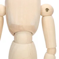 freely bendable joints 12 Inch Articulated Wooden Mannequin multi pose adjustable Flexible Joint Drawing Doll 3