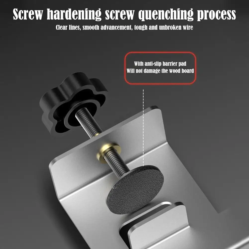 Floor Cabinet Door Install Fixing Clamp Upgrade Cupboard Wood Panel Mounting Jig Woodworking Hidden Door Mounting Support Clamp