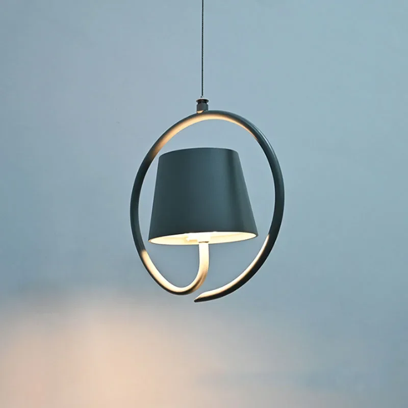 

Rechargeable LED Chandelier Retro Indoor Atmosphere Pendant Light Top Touch Switch Lamp Arc-shaped Lighting for Living Room
