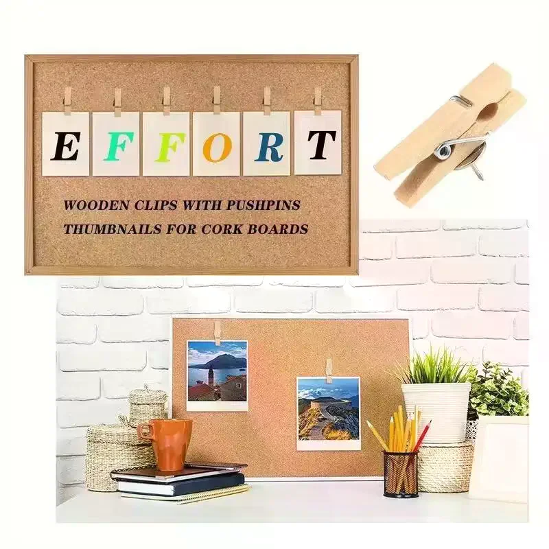 50개/박스 푸시핀 나무 선반용 투명 핀, 보관 및 휴대 용이, 다용도, 수공예 장식 액세서리에 적합