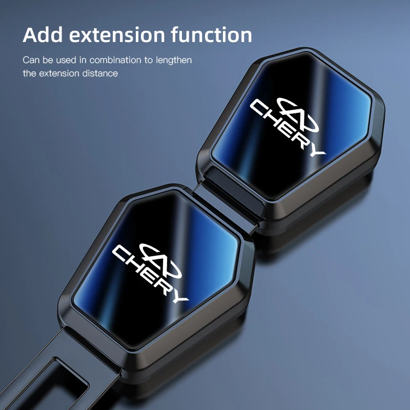 Car Safety Seatbelt Clip Extender Auto Interiors Accessories for Chery Omoda Tiggo 7 Pro 4 3 Fulwin 2 Arrizo 6 QQ 5x X1 5 8 T11