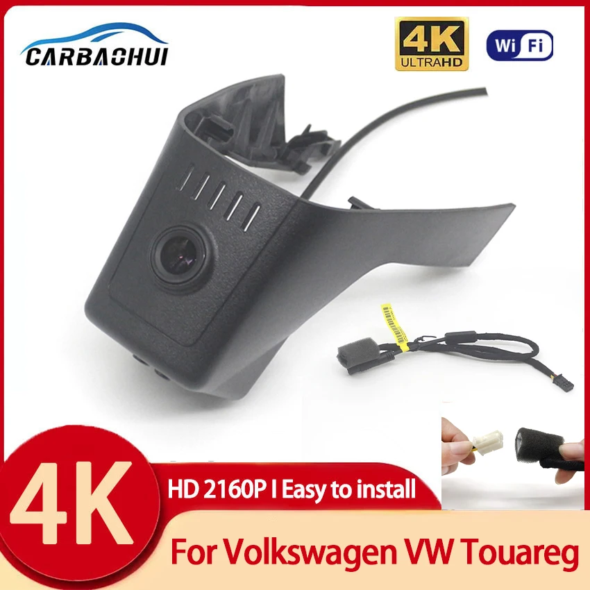 

New! UHD 4K 216P Plug and play Car DVR Wifi Video Recorder Dash Cam Camera For Volkswagen Touareg 2018 2019 2020 2021 2022 2023