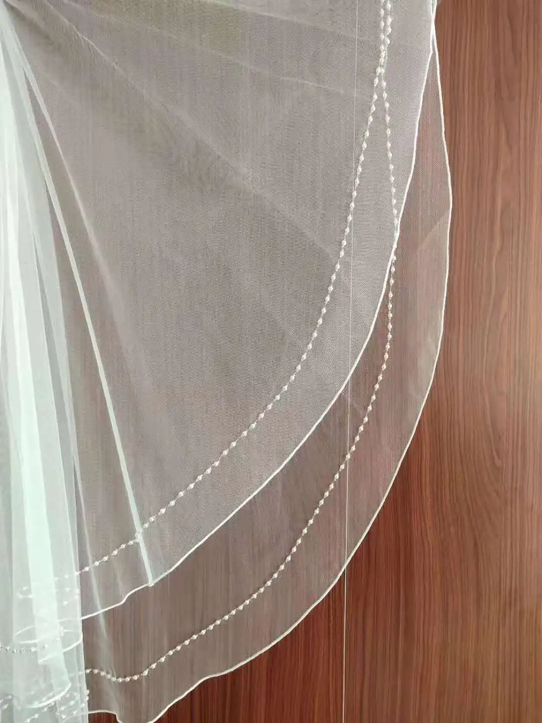 MZA61 Short Wedding Veil for Bride Pearls Beaded Bridal Veils with Comb  Wedding Accessories Free Shipping Gift for Bride - AliExpress
