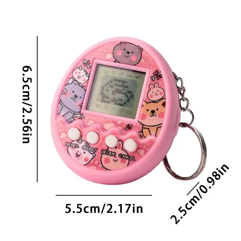 1pcs Transparent Electronic Pets TamagotchiNostalgic 168 Pets In One Virtual Cyber Digital Pet Toys Pixel Funny Play Toys 6