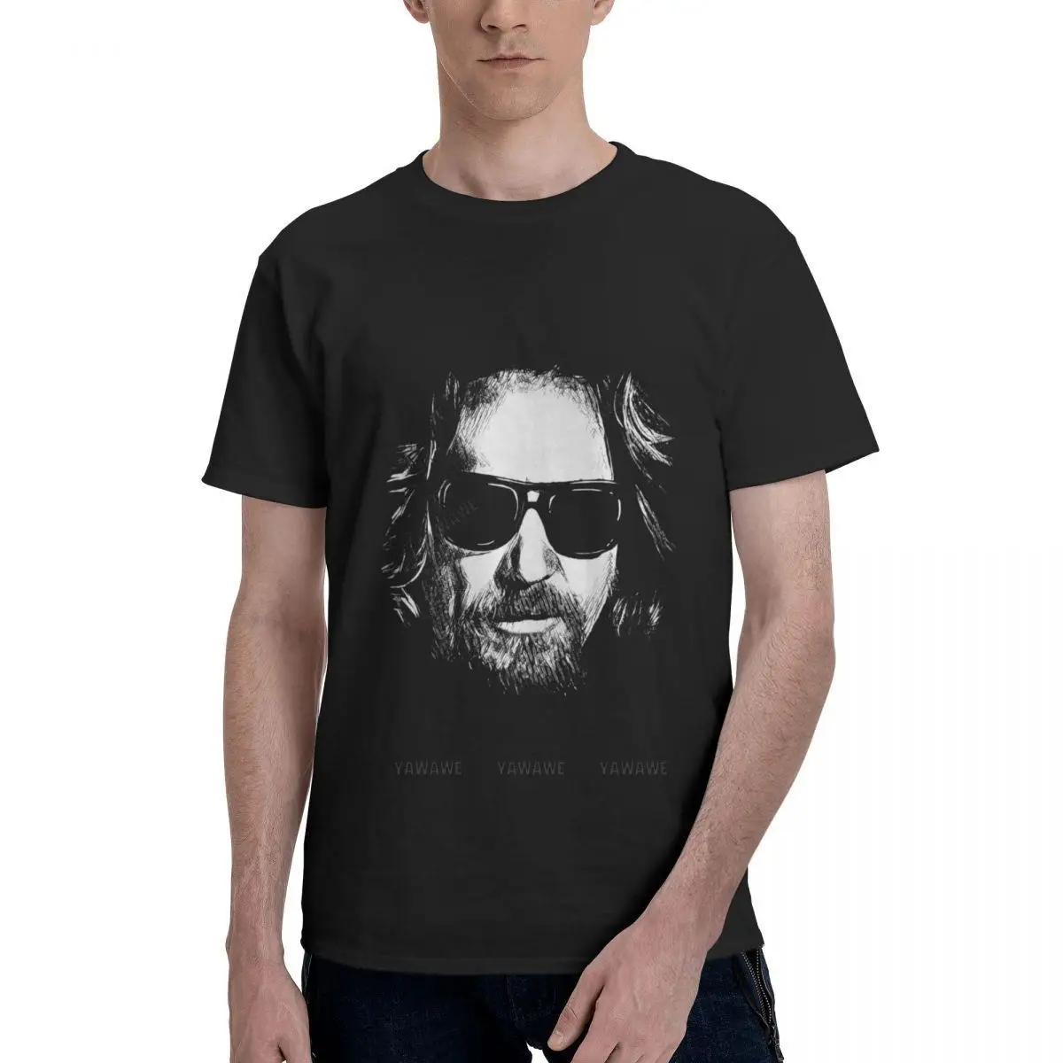 

Cotton man t-shirts The dude Classic T-Shirt mens t shirt oversized t shirt men brand tshirt male tops