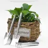 Bonsai Soil Stainless Steel Gardening Spade Digging Weeding Garden Shovel Pointed /Square Shovel Integrated Shovel Rake 5