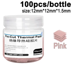 100 - Pack High - Temperature Resistance Thermal Pads (Pink)
