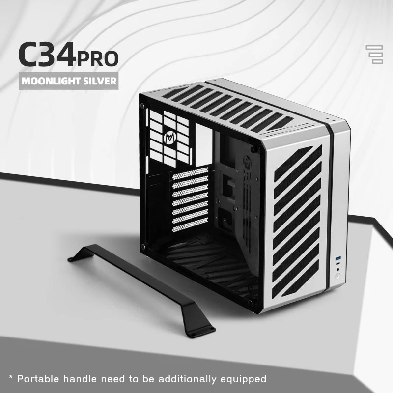 C26 Desktop Portable Mini MATX Case With Handle | 13.2L | SFX