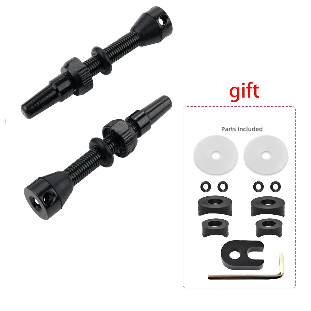 Bicycle Tubeless Tire Presta Valve Alloy Stem 44/60 F/V Removable Tire Tool bike valve Cycling Part