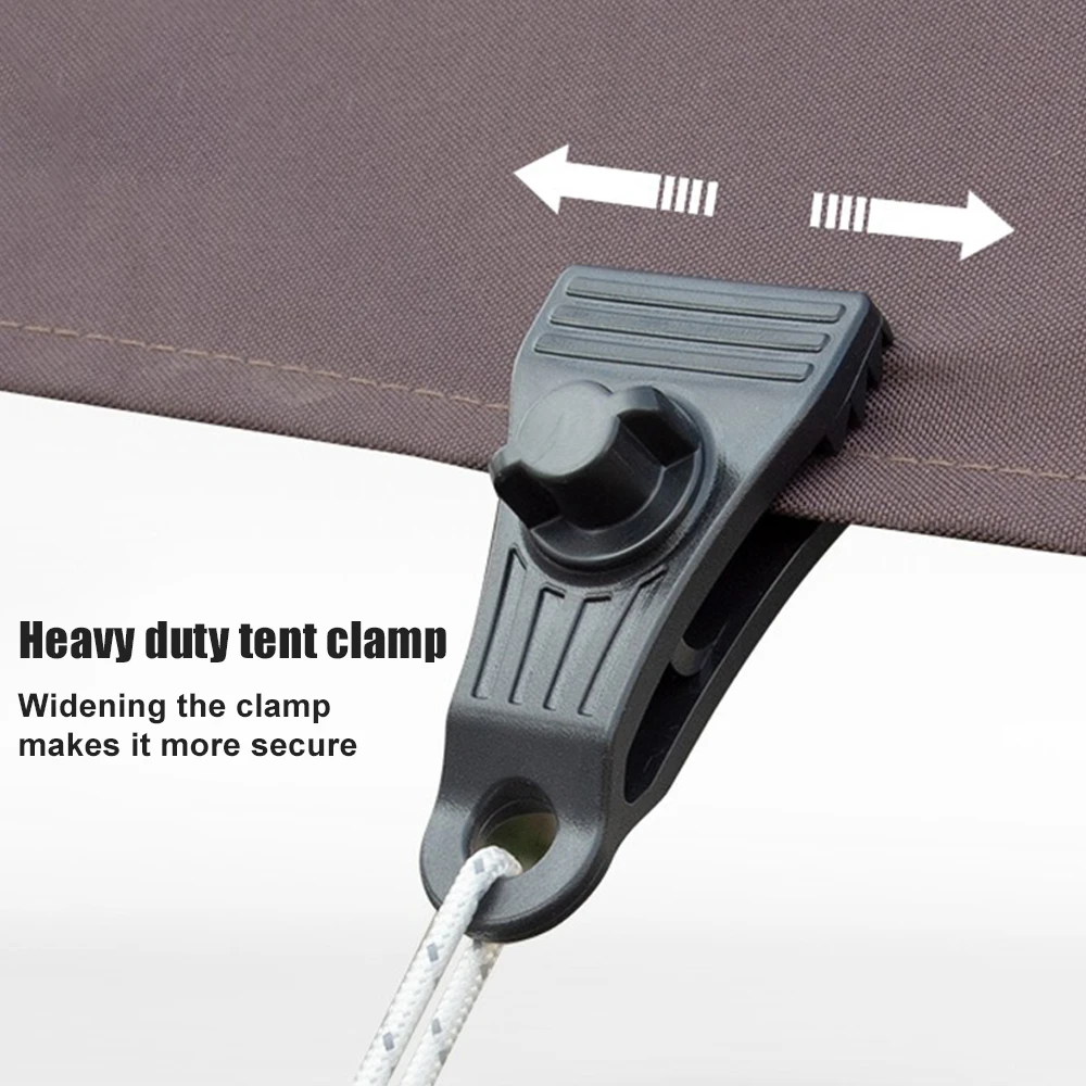 Tarp Clips Heavy Duty Lock Grip Clamps Pool Cover Tent Fasteners Holder Windproof for Canopy Awnings Outdoor Camping 5/10Pcs tent clips