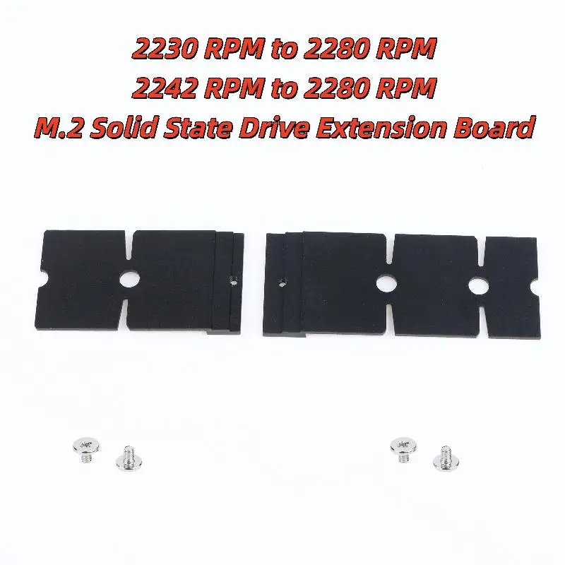 Enhanced M.2 SSD Length Conversion Bracket DIY Kit - Complete Set with Enhanced PCB Hardware