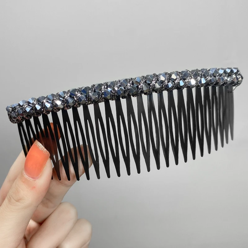 Cheap Crystal U Shape Hair Styling Comb Bowknot Invisible Extra