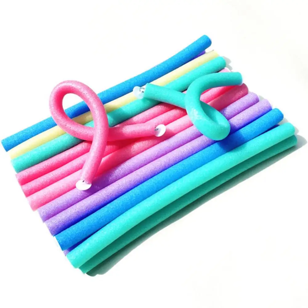 DIY 10Pcs Soft Magic Hair Curler 10Pcs/Set Sponge Foam Wave Roller Beauty Hairstyle Curling Sticks Styling Rollers