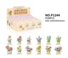 Romantic Flower Building Blocks Everlasting Bonsai Tree Gardens Micro Bricks DIY Potted Plants Model Creative Kids Kits Toys 5