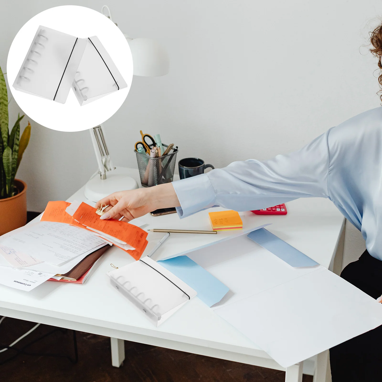 

Tofficu прозрачные обложки для блокнота, 6 колец, прозрачный мягкий корпус для блокнота из ПВХ, свободная папка для листов, Обложка для блокнота, защитный чехол для блокнота Diy A7