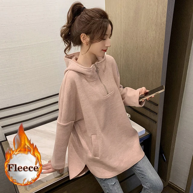 Winter Hoodie Drawstring Sweatshirt Keep Warm Plush Women Winter Thickened  Plush Hoodie Women Winter Hoodie Female Clothes - AliExpress