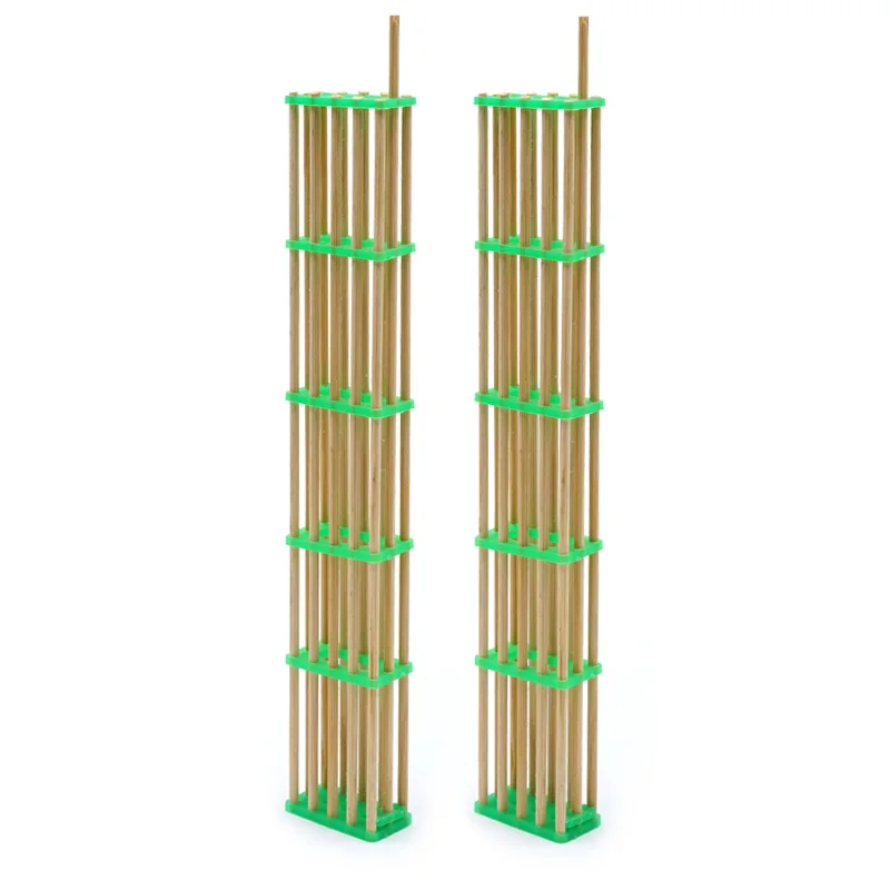 

5 Pcs Beekeeping Lengthened Bamboo Queen Bee Cage, Queen Bee Isolation Transport Cages, Plastic and Wood Mixed Cage Tools