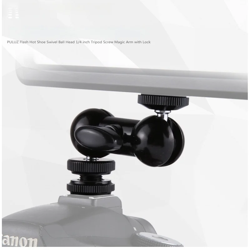 Puluz Fat Cow Hot Shoe Connector Small Gimbal Slr Camera Magic Arm Photography Equipment Accessori