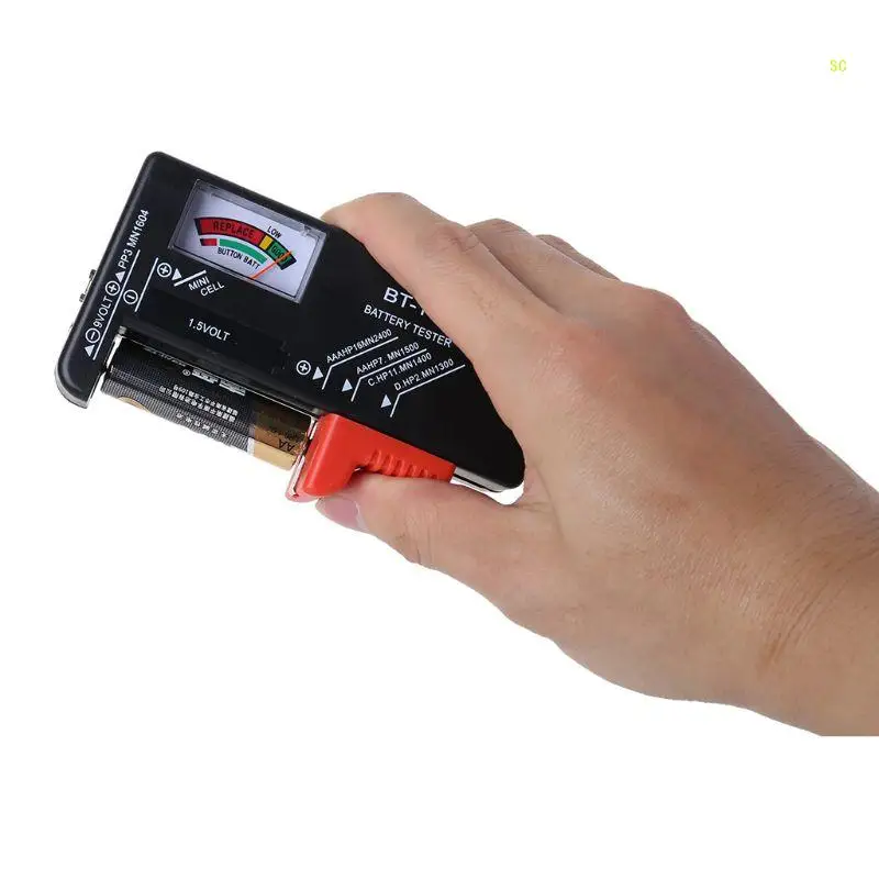 Universal Battery Tester AA AAA 9V Button Cell Checker Tester Checker Dropshipping