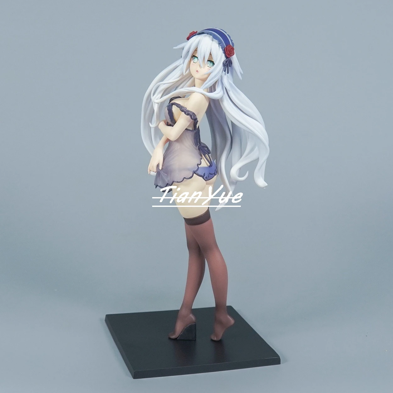 

Аниме Choujigen игра Нептун черное сердце нуарская кофта юбка для девочек ПВХ экшн-Фигурки игрушки 23 см