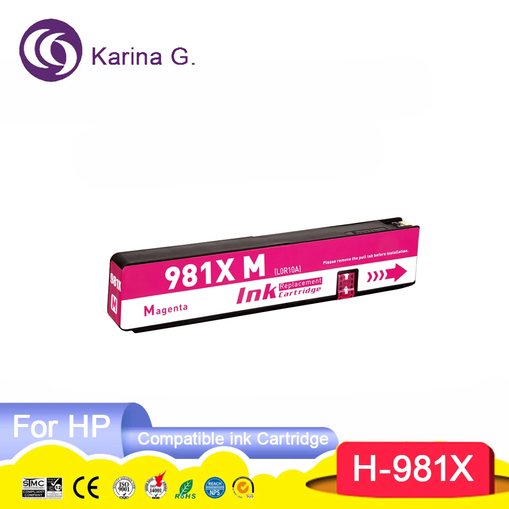 981A 981X 981X Premium Color Compatible Ink Jet Cartridge For PageWide Enterpri
