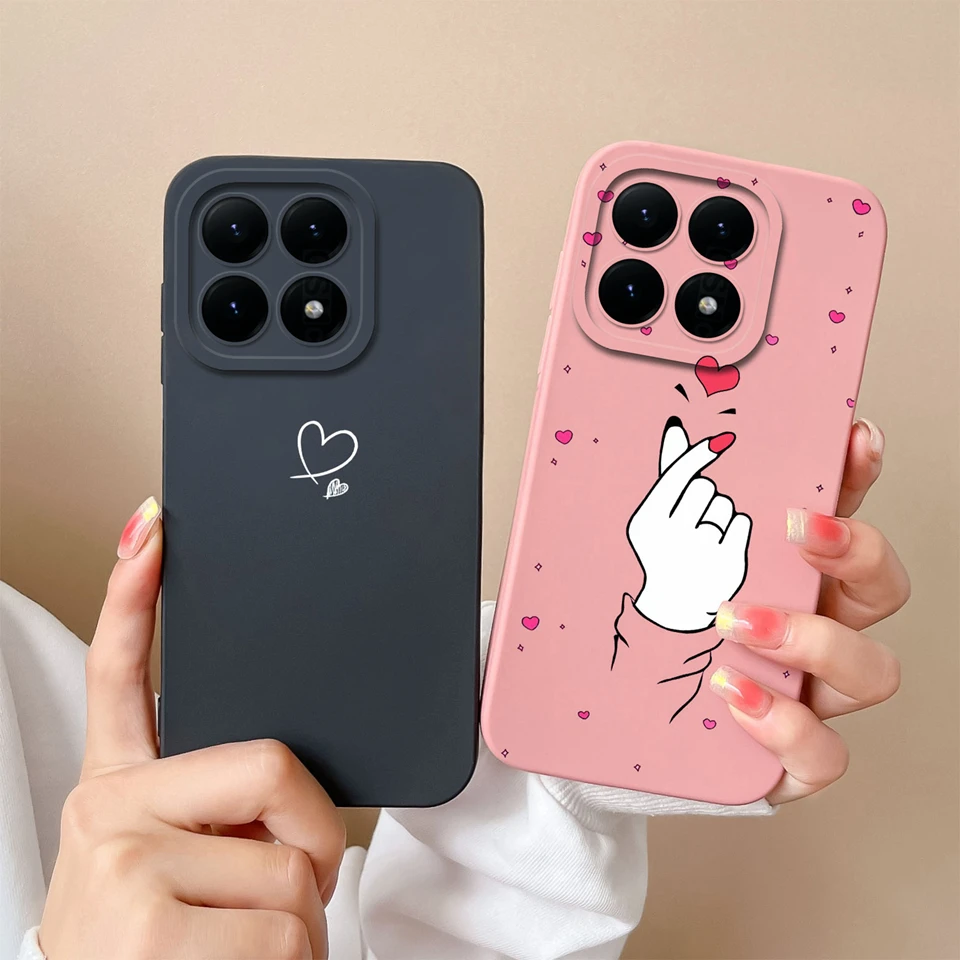 Colorful Love Heart Fall Prevention Antifouling Lightweight Back Cover Case