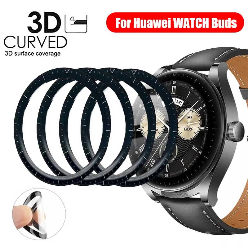 

Для Huawei Watch Buds 3D изогнутая защита экрана не закаленное стекло против царапин HD прозрачная Защитная мягкая пленка для умных часов