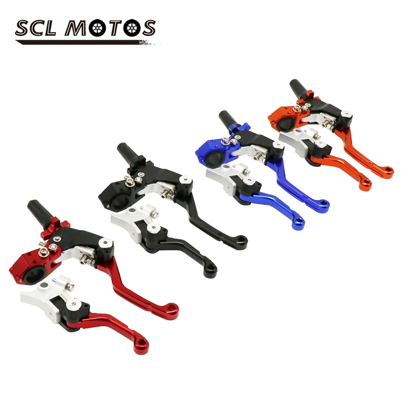 

SCL MOTOS Motorcycle Part CNC Foldable Anti-collision Handles Clutch Brake Lever For Dirt Bike For Husqvarna FC FX TC TX 150-500