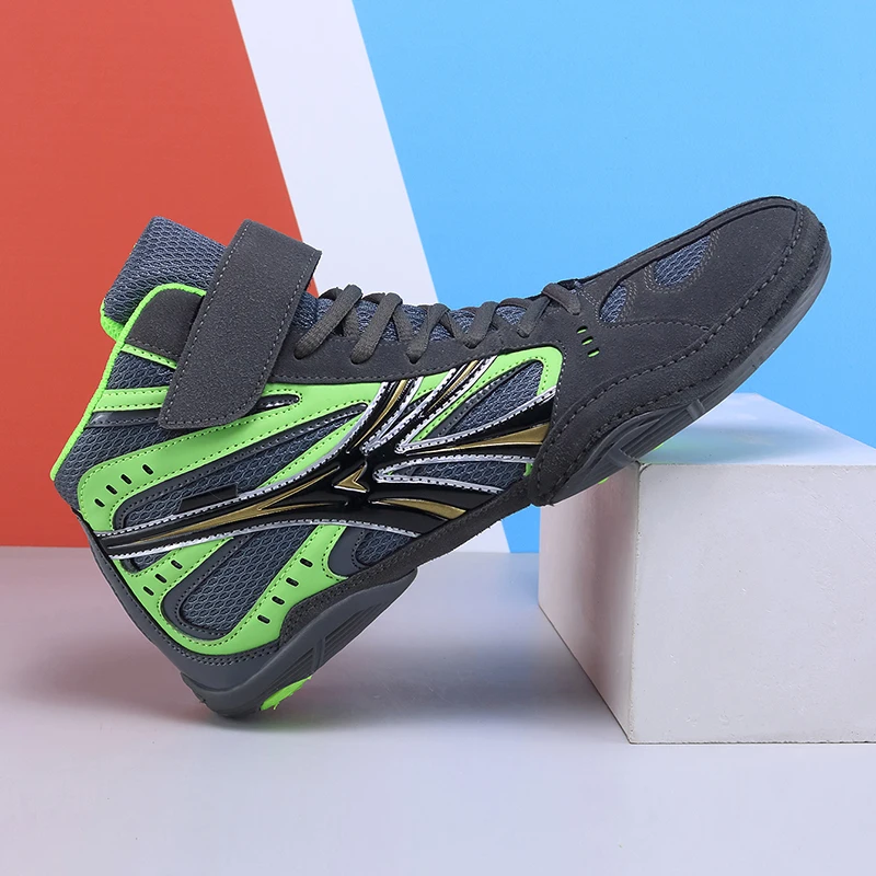 Professional Unisex Boxing Shoes Breathable Wear-Resistant Non-Slip Wrestling Shoes Fighting Sneakers Gym Training Footwear Martial Arts Shoes