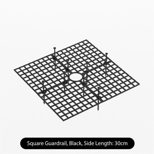 Pot Grid Flower Pot Cover Baby Safety Plant Protector Soil Guard With Nails Cover Plant Root Protection Garden Supplies