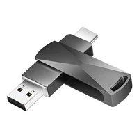 Memoria USB Metálica Impermeable Alta Velocidad Pendrive 8GB 16GB 32GB 64GB 128GB Flash Disk Almacenamiento Portátil 3