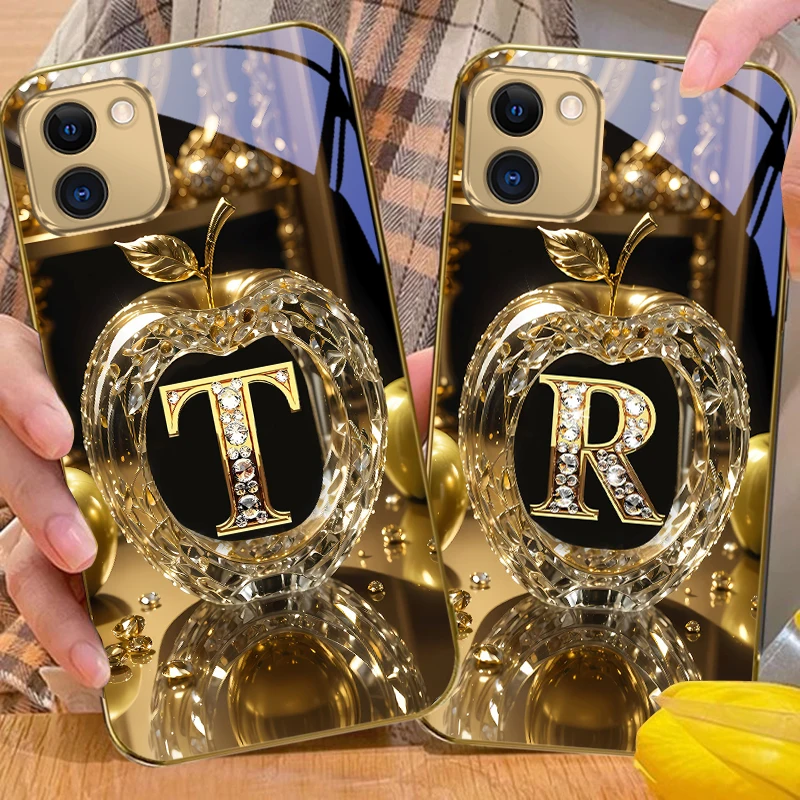 Luxurious Gold Glass Phone Case