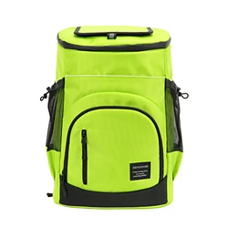 Large Insulated Thermal Cooler Backpack - Soft Leak-Proof Design for Food and Drink Storage, Ideal for Travel, Beach, and Outdoor Adventures (Green)