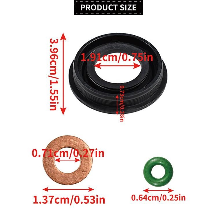 Einspritzdüsen Dichtungsset Für Ford Fiesta MK5 1.6TDCI - 2002-2010