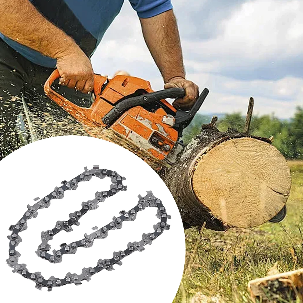 6/8 Inch Mini Steel Chainsaw Chain Replacement Chainsaw Saw Electric Chainsaw Blades for Wood Branch Cutting Tool Accessory