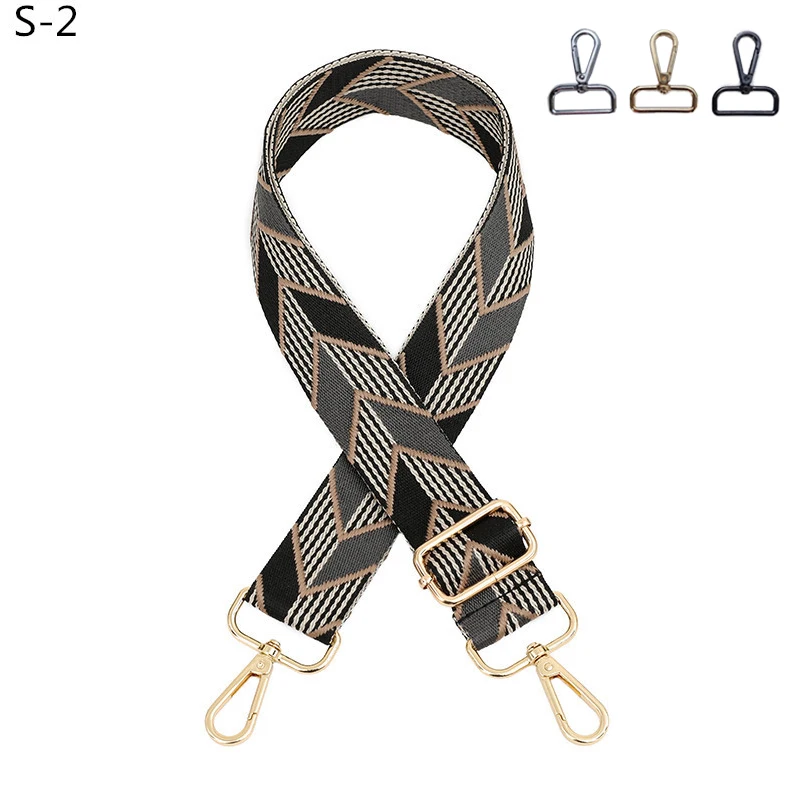 

Fashion Jacquard Handbag Straps For Crossbody Adjustable Bag Accessories Belts For Bag Messenger Bag Accessories Strap For Bags
