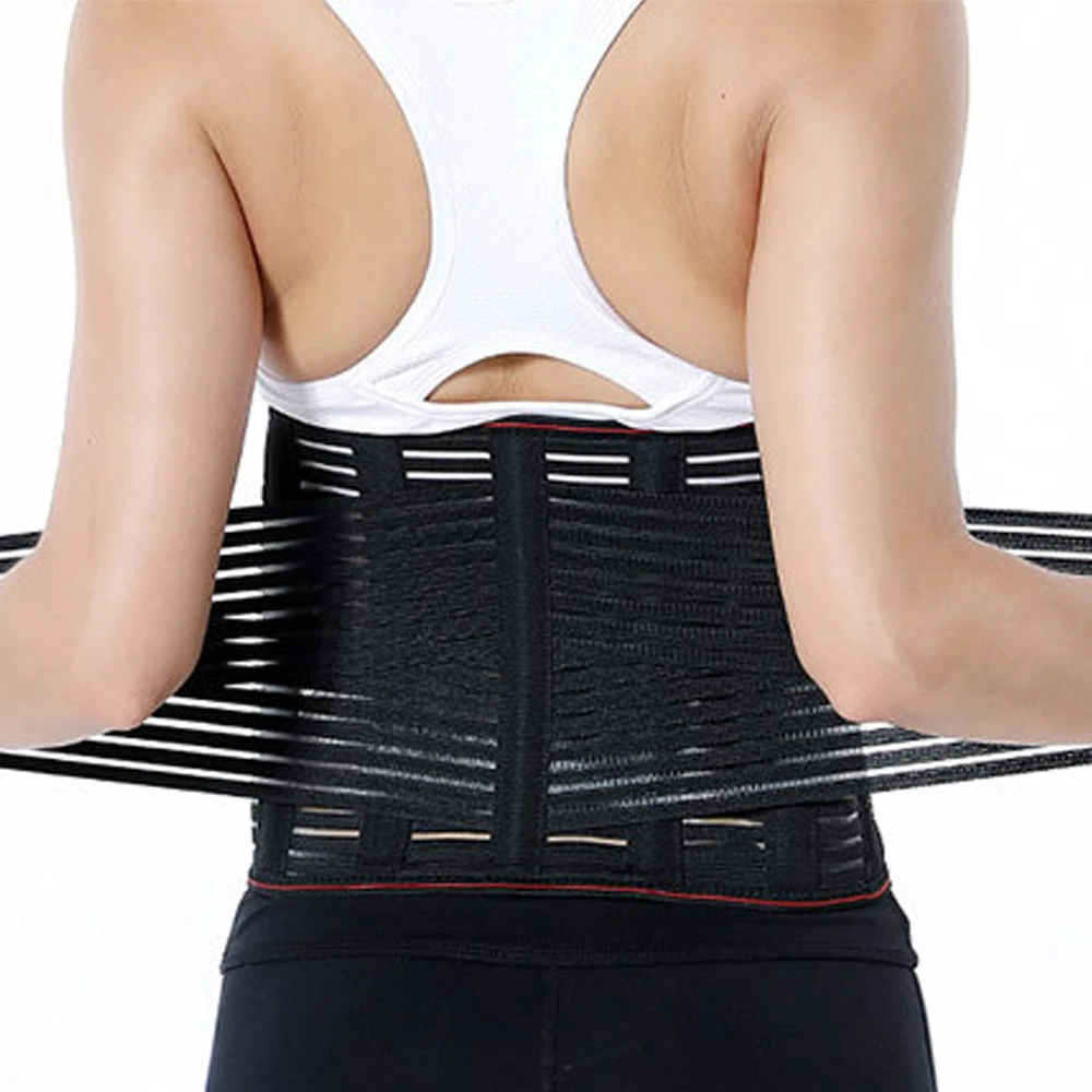 

4XL 5XL Breathable Neoprene Double Pull Waist Spine Posture Corrector Orthopedic Device Lumbar Lower Back Brace&Supports Belt