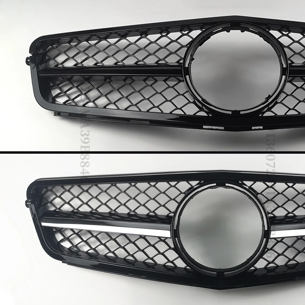 Front Grille Racing Grill Tuning For Mercedes Benz C Class W204