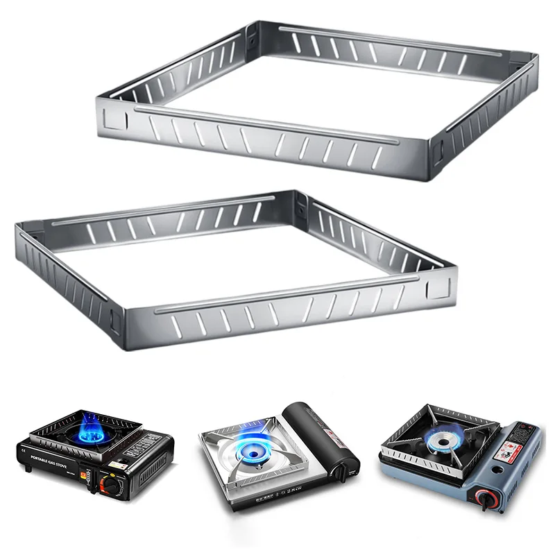 Outdoor Stove Wind Shield Camping Equipment Foldable Stove Windshield Burner Screen Picnic Cookers Wind Deflectors