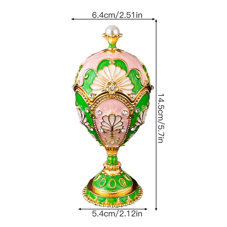Dekorative Schmuckdose In Eiform Mit Diamanten Als Geschenk_voghion.com