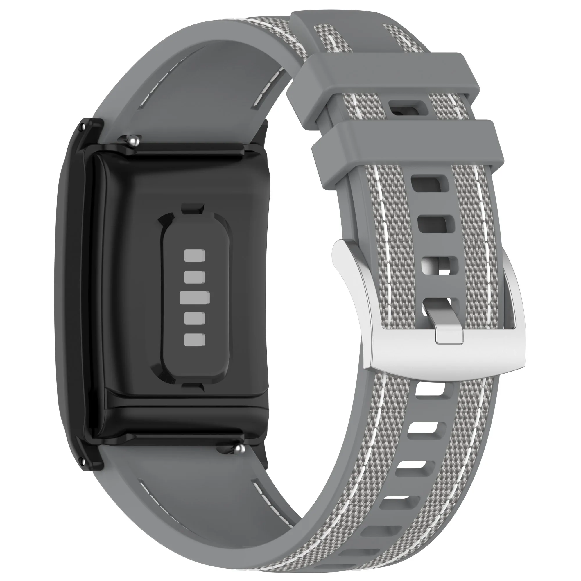 Braided Nylon & Silicone Sport Strap - Adjustable Bracelet Accessory