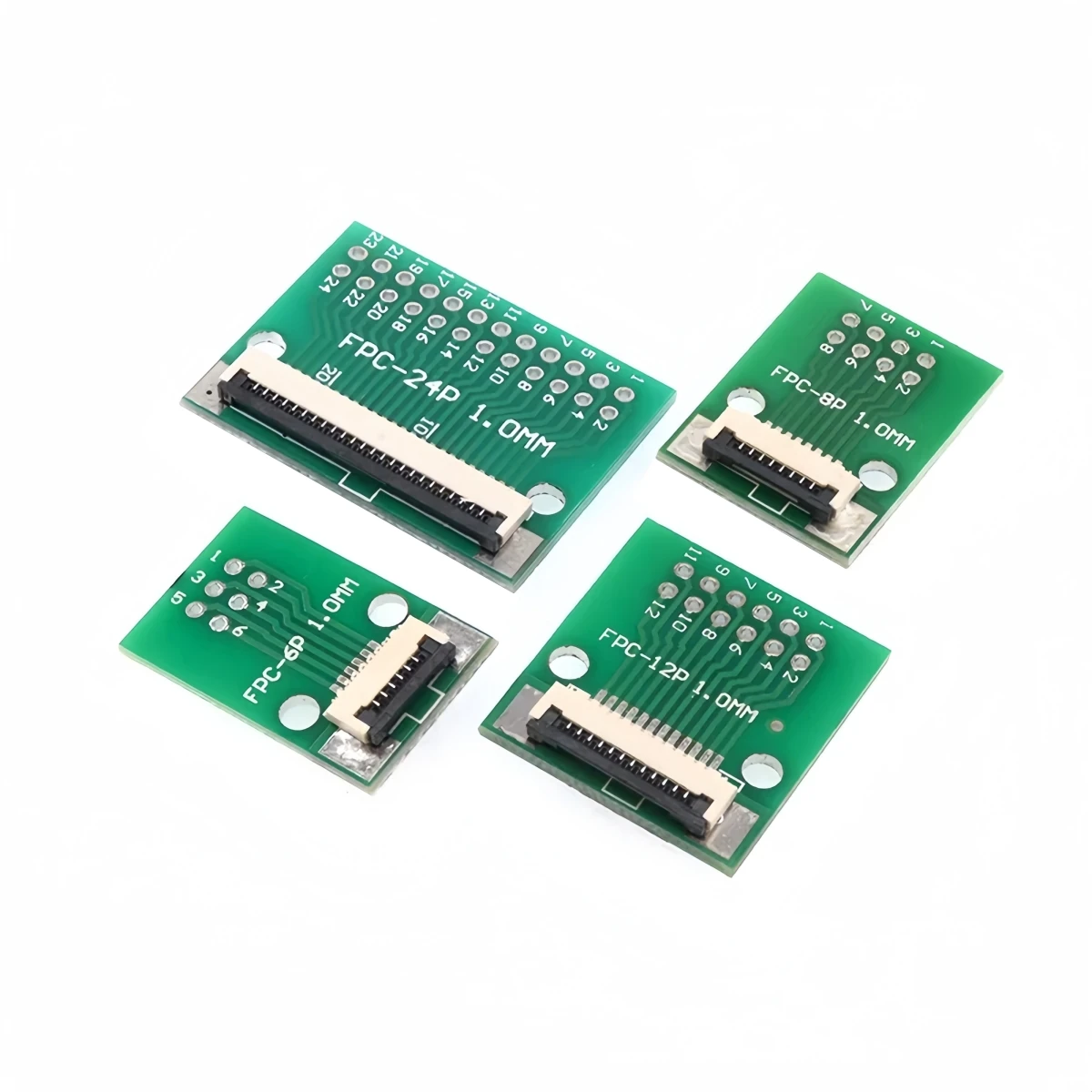 Printed Circuit Board FPC FFC Flexible Cable Adapter Board 1.0mm Pitch Connector SMT to 2.54mm 4/5/6/7/8/9/10/12/14/15/16/18/20/22/24/26/28/30/32/40P pcb board,pcb board assembly,printed circuit board